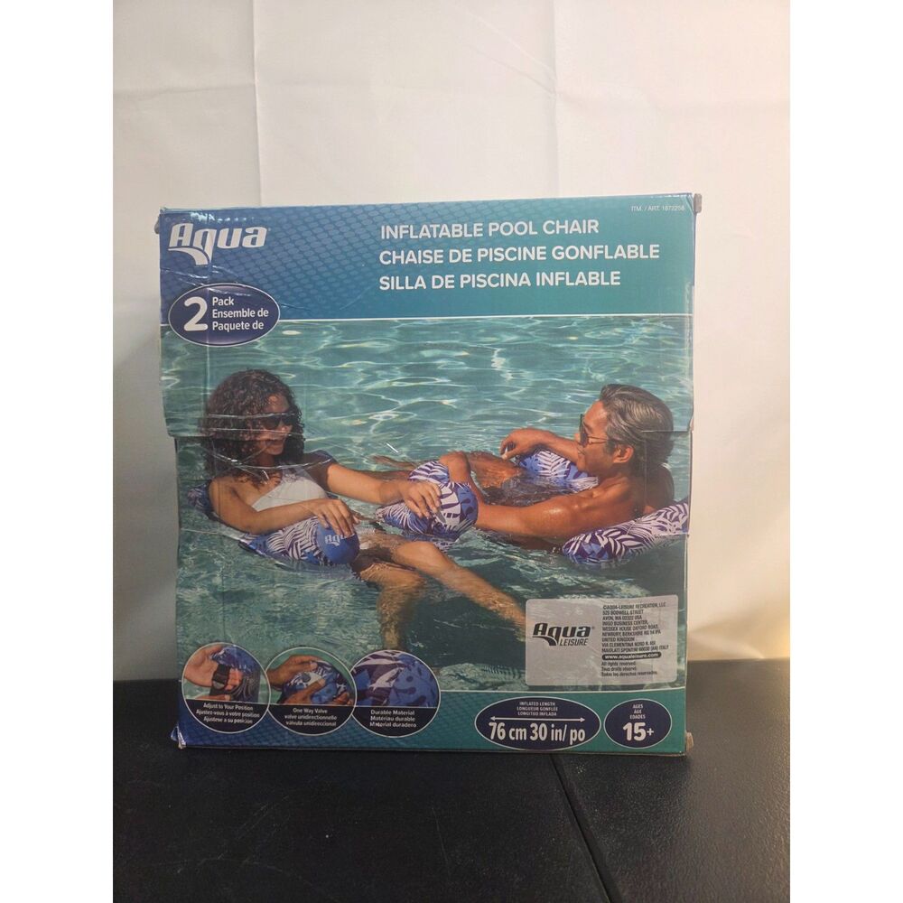 Baja Inflatable Float Chair, 2-pack - Picture 4 of 4